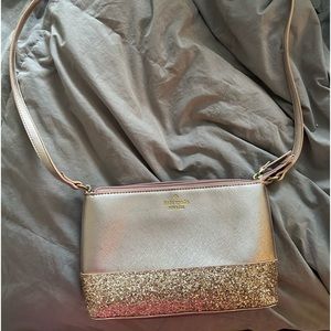 Kate Spade glitter bottom crossbody